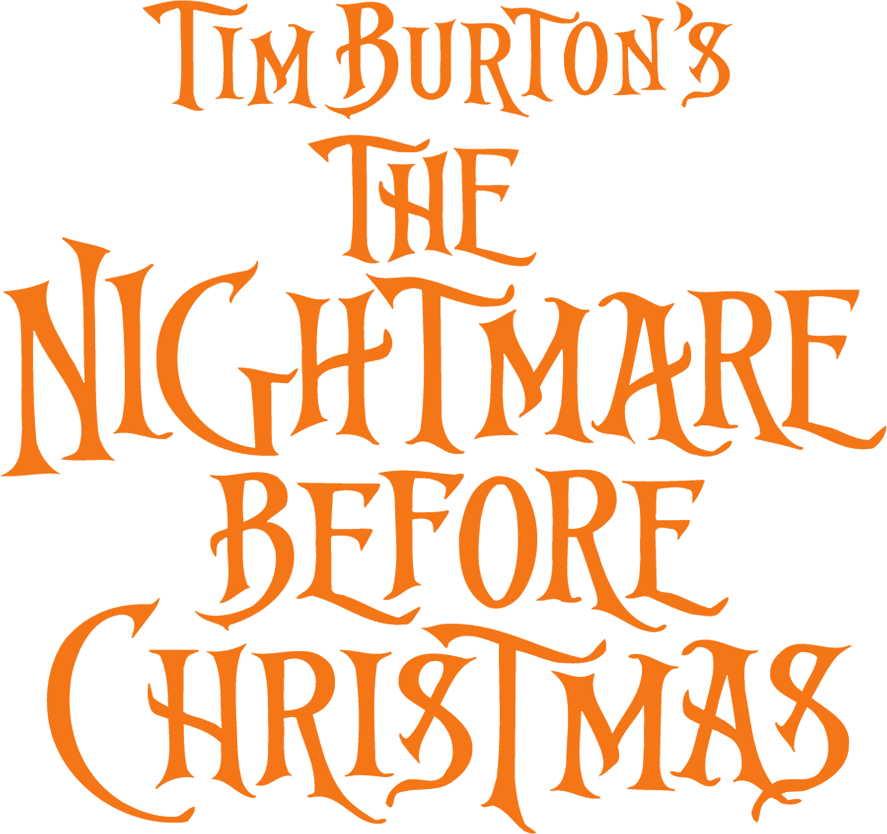 The Nightmare Before Christmas logo