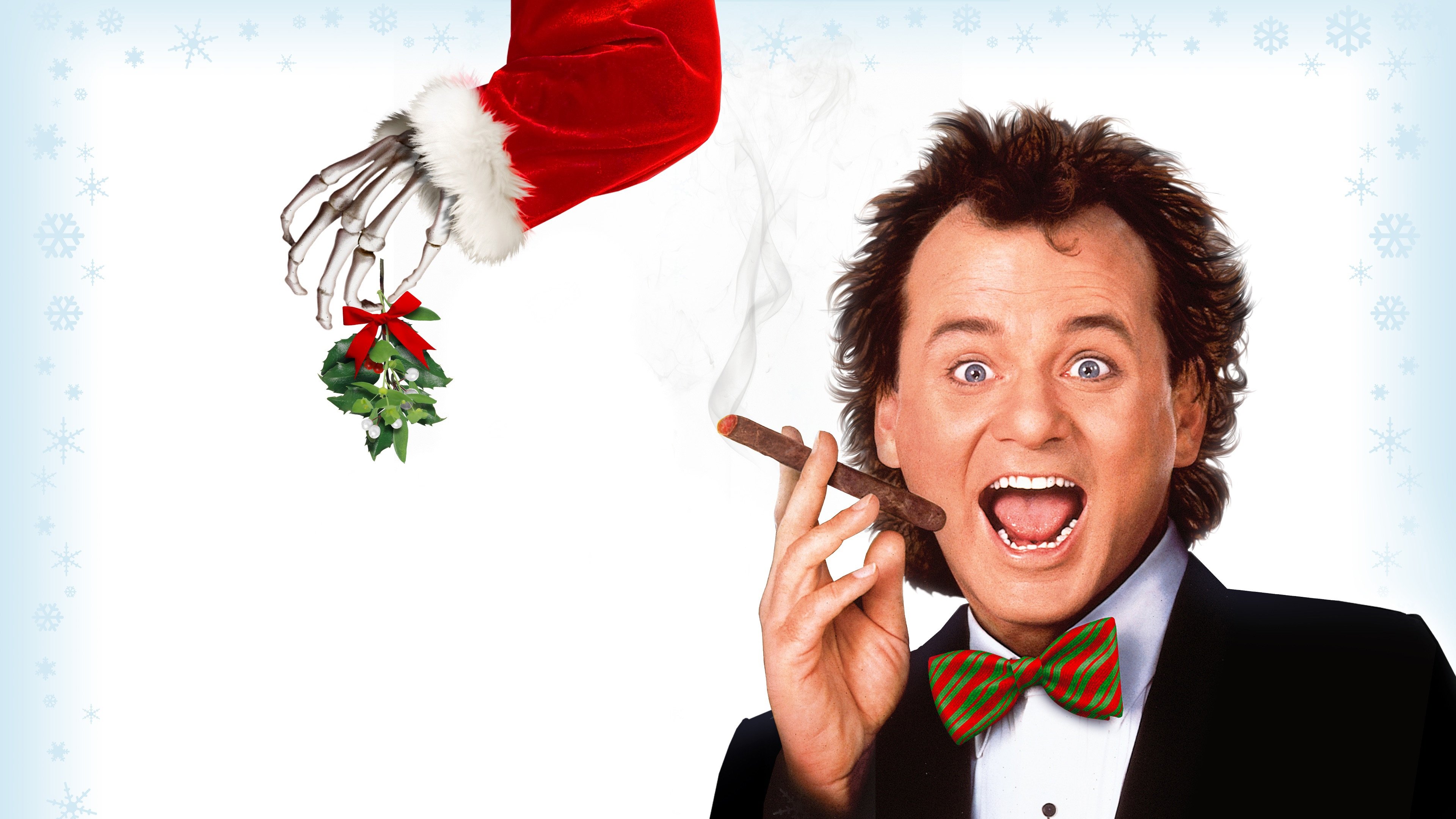 Scrooged backdrop
