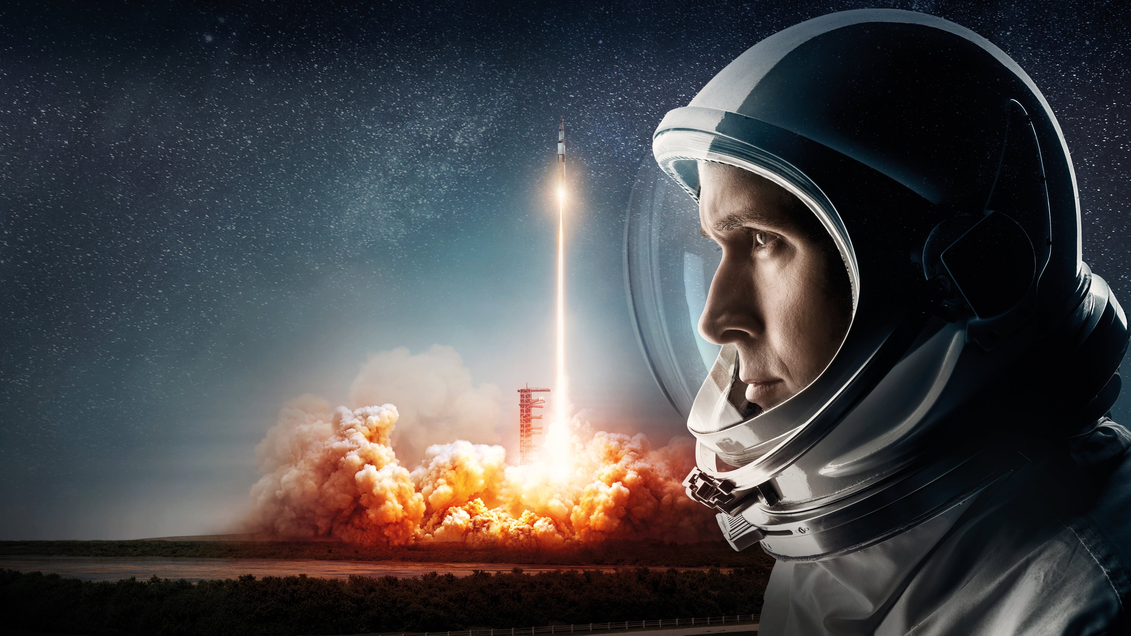 First Man backdrop